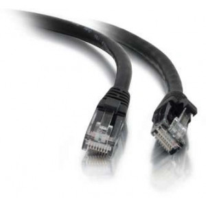 C2G - Patch cable - RJ-45 (M) to RJ-45 (M) - 5 m - UTP - CAT 6 - booted, snagless - black